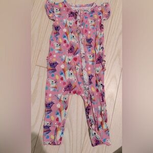 Little Bum Bums (now Bums & Roses) double zip ruffle romper, 9-12 months